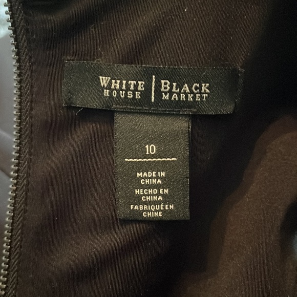 White House Black Market Mock Neck Sheath Dress 10 - Picture 12 of 16